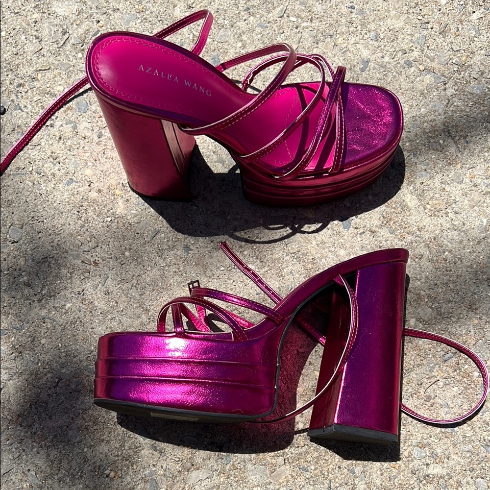 Women's Pink Platform Heels